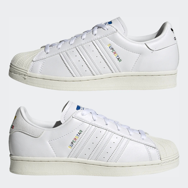 Жіночі кеди низькі adidas Originals Superstar WMNS GZ7537 40.5 (7UK) 25.5 см Білі (4064047180480) - зображення 9