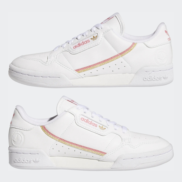 Жіночі кеди низькі adidas Originals Continental 80 Vegan H05315 38 (5UK) 23.5 см Білі (4062064098344) - зображення 9