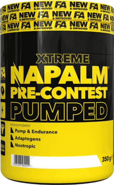 Передтренувальна добавка FA Nutrition Xtreme Napalm Pre-Contest Pumped 350 г Драконовий фрукт - зображення 1