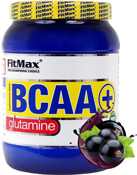 Амінокислоти Fitmax Bcaa + Glutamine 600 г Jar Чорна смородина (5907776170737) - зображення 1