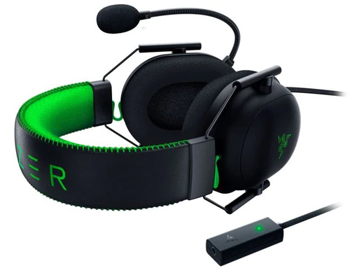 Геймерські дротяні навушники Razer BlackShark V2 Green Special Edition Ovеr Stоск t3 - зображення 4