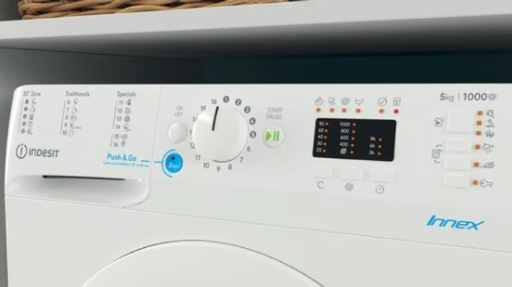 Pralka INDESIT BWSA 51051 W EU N - obraz 6