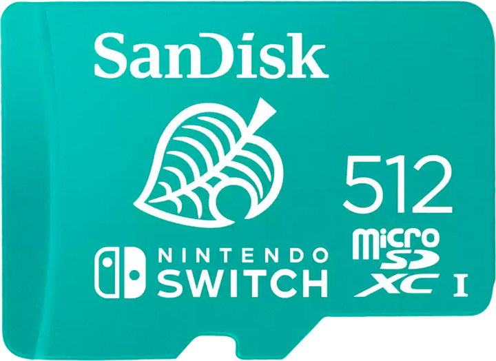 SanDisk Nintendo Switch microSDXC 512GB UHS-I V30 (SDSQXAO-512G-GNCZN) - изображение 1