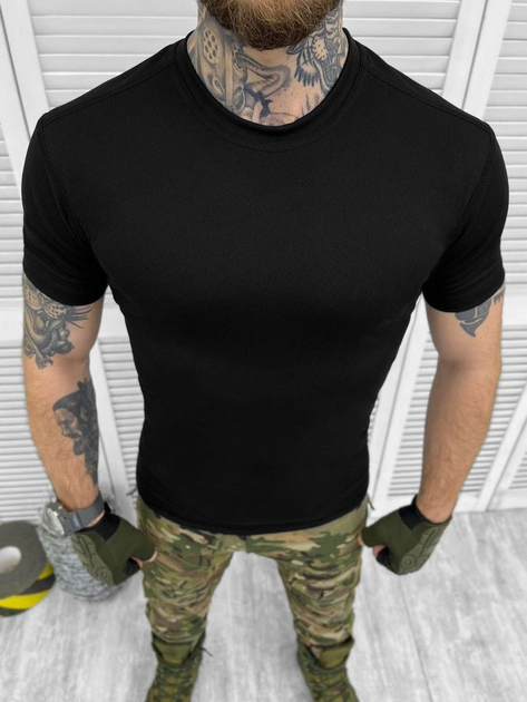 Тактична футболка Combat Performance Shirt Black M - зображення 1