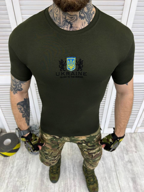 Тактическая футболка Patriot T-shirt Olive S - изображение 1