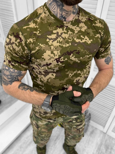 Тактична футболка Combat Performance Shirt Піксель L - зображення 2