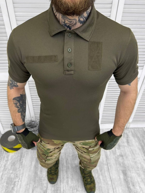 Тактическое поло Combat Performance Shirt Olive M - изображение 1