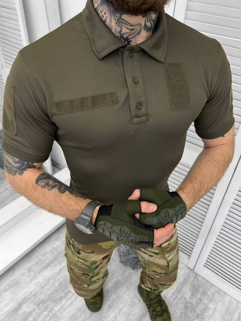 Тактическое поло Combat Performance Shirt Olive XL - изображение 2