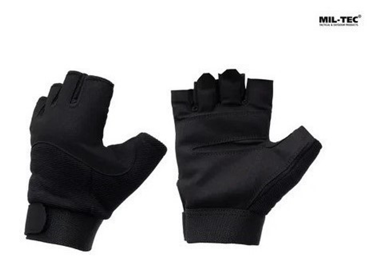 Тактические Черные перчатки Mil-tec 12538502 размер L - изображение 1