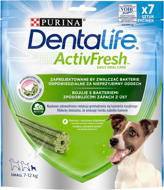 Purina Dentalife Active Fresh przysmaki dla małych psów 115 g (DLPPUIPRZ0001) - obraz 1
