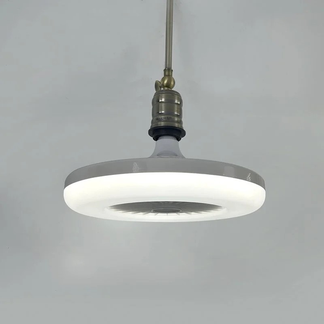 Лампа-вентилятор LUMINARIA FAN LAMP 24W+4W R270 E27 4000K WHITE ON/OFF ...