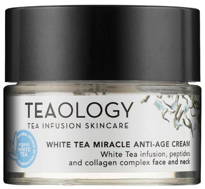 Przeciwstarzeniowy krem do twarzy Teaology White Tea Miracle Anti-Age Cream 50 ml (8050148500070) - obraz 1