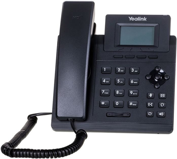 Telefon IP Yealink T30P Czarny (SIP-T30P) - obraz 1