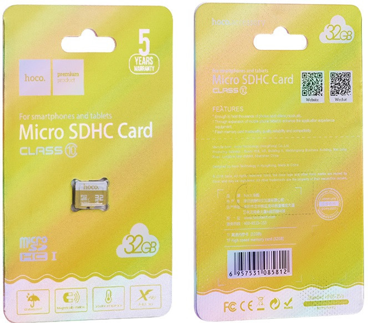 Карта памяти для телефона, смартфона, планшета MicroSDHC Hoco 32GB ...