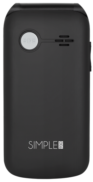 Telefon komórkowy Kruger&Matz Simple 930 DualSim Czarny (5901890060929) - obraz 2
