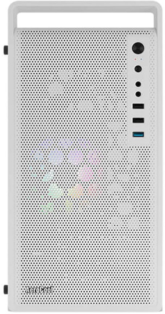 Корпус Aerocool PGS CS-109-G-BK-v1 FRGB White (AEROPGSCS-109G-WT-V1) - изображение 2