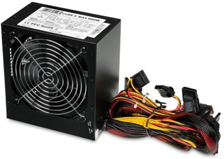 Блок живлення iBOX Cube II 600W (ZIC2600W12CMFA) - зображення 2