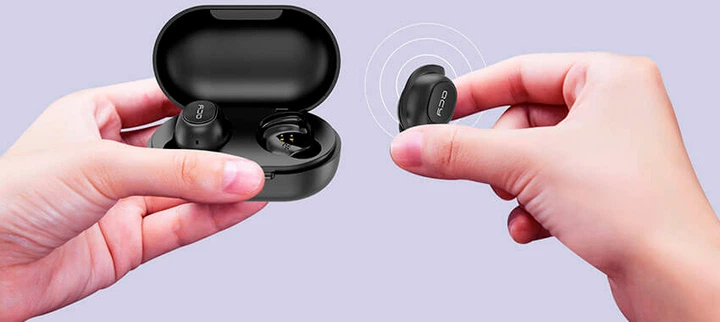 Słuchawki QCY T9 TWS Bluetooth Black - obraz 4