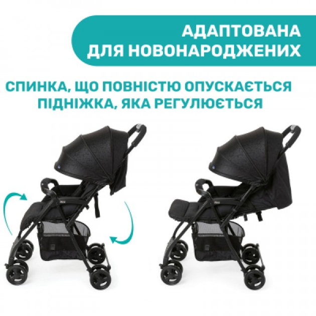 Коляска Chicco Ohlala 3 Чорна (79733.51) - изображение 3