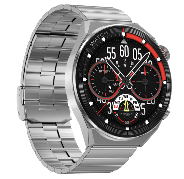Умные Смарт часы DT3 Nitro Mate Steel Silver - изображение 2
