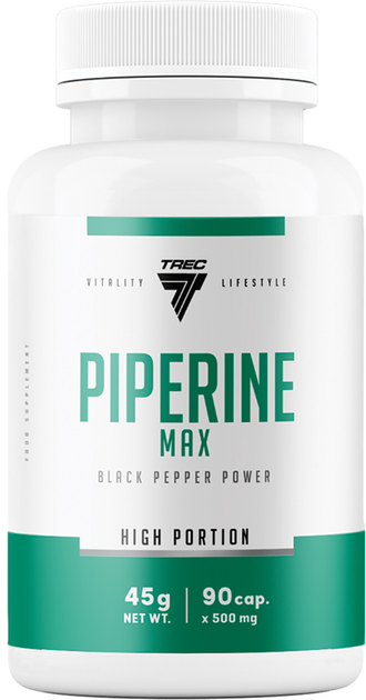 Ekstrakt pieprzu czarnego Trec Nutrition Piperine Max 90 kapsułek (5902114019150) - obraz 1