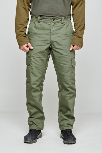 Тактичні штани UKM 48 (S) олива карго ріп стоп - зображення 2
