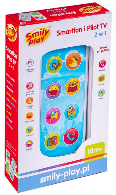 Smartfon i pilot do zabawy Smiley Play 2w1 (SP83660) - obraz 4