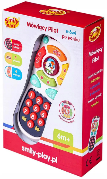 Pilot do telewizora Smiley Play z muzyką i światłem (SP83669) - obraz 3