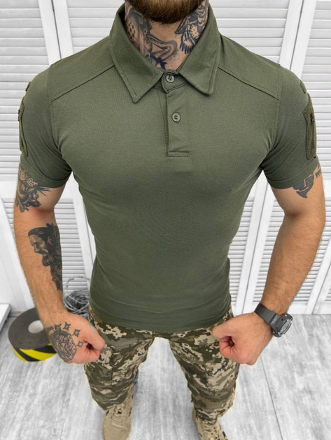 Тактичне поло Tactical Response Polo Olive S - зображення 1