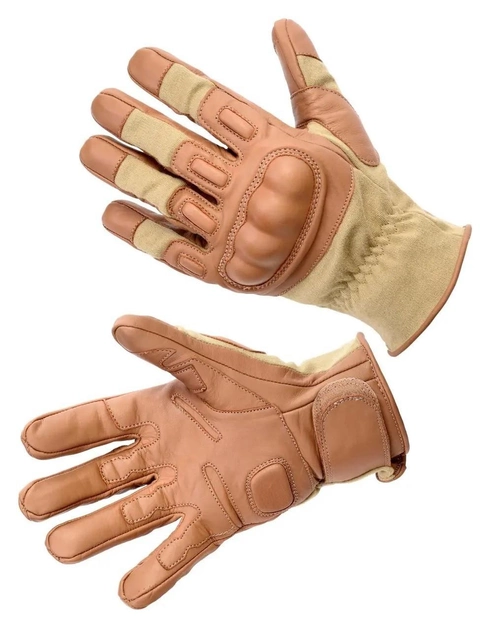 Кевларові тактичні рукавички Defcon 5 XL койот - зображення 1