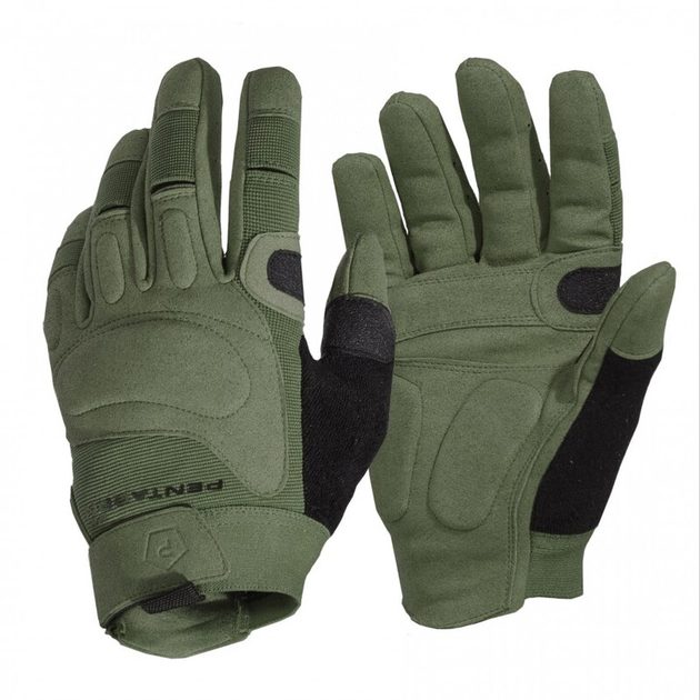 Тактичні рукавички Pentagon Karia Gloves P20027 X-Large, Олива (Olive) - зображення 1