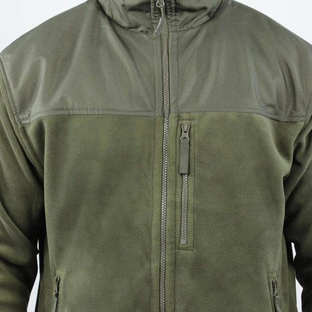Тактическая куртка флисовая Condor ALPHA Mirco Fleece Jacket 601 Small, Олива (Olive) - изображение 2