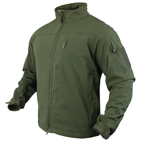 Тактическая софтшелл курта без капюшона Condor PHANTOM Soft Shell Jacket 606 Small, Олива (Olive) - изображение 1