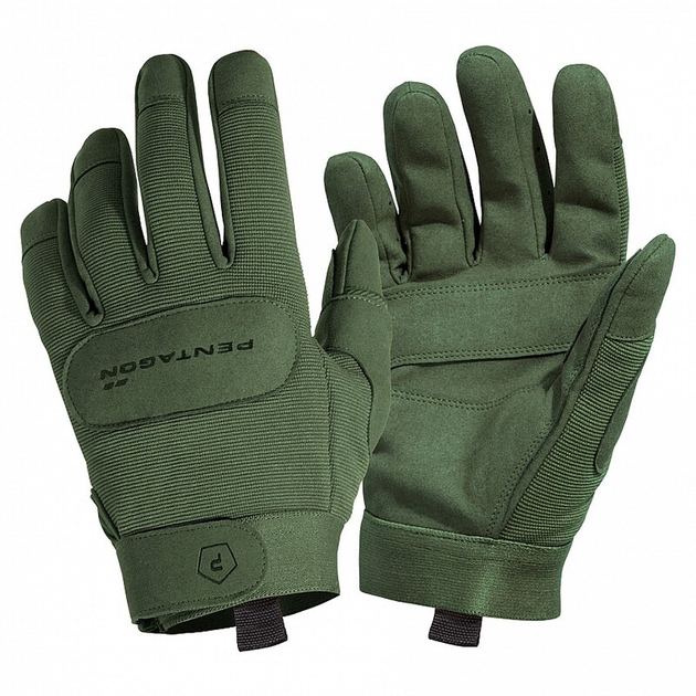 Тактические перчатки Pentagon Duty Mechanic Gloves P20010 Small, Олива (Olive) - изображение 1
