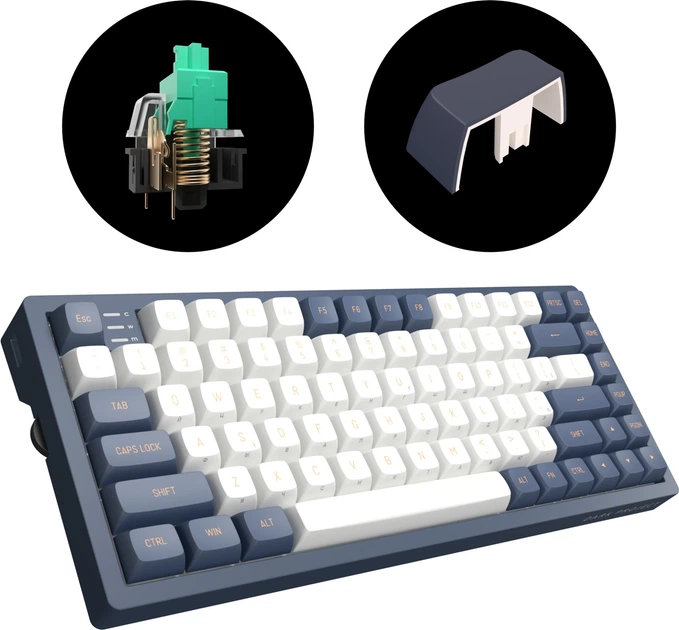 けい Клавиатура проводная Dark Project KD83A PBT Mech. G3ms Sapphire