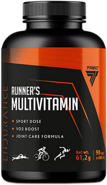 Multiwitaminy dla biegaczy Trec Nutrition Runner's Multivitamin 90 kapsułek (5902114019761) - obraz 1