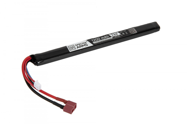 Аккумулятор Specna Arms LiPo 7,4V 1200mAh 20/40C T-Connector Mono - изображение 1