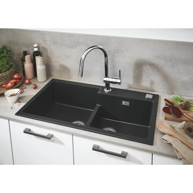 Змішувач для кухні Grohe Minta з висувною лійкою Хром (32321002) - зображення 5