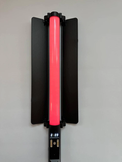 Светодиодная лампа жезл с шторками RGB LED STICK селфи стик 50 см - изображение 6