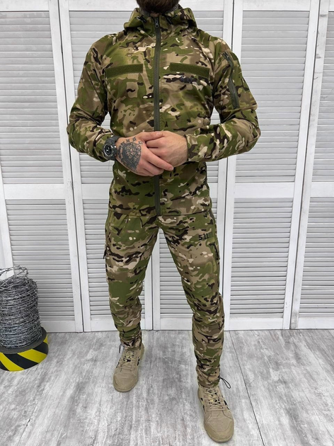 Тактический костюм военный Maveri ( Куртка + Штаны ), Камуфляж: Мультикам, Размер: XXL - изображение 1