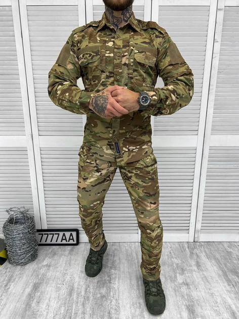 Тактичний військовий костюм Maver ( Китель + Штани ), Камуфляж: Мультикам, Розмір: S - зображення 1