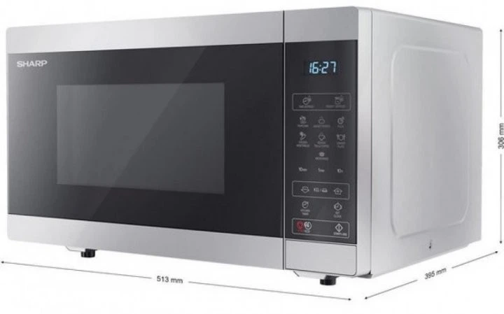Мікрохвильова піч Sharp YC-MS-51E-S - зображення 4