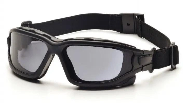 Захисні тактичні окуляри Pyramex балістичні стрілецькі окуляри маска з ущільнювачем i-Force Slim Anti-Fog чорні - зображення 2