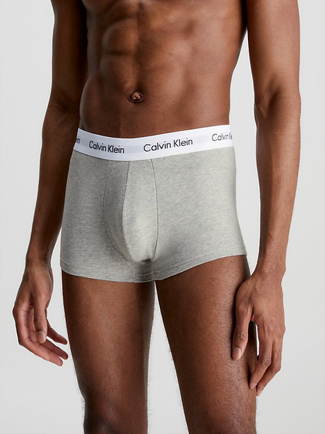 Calvin Klein Underwear 3P Low Rise Trunk 0000U2664G-KS0 M 3 szt Szary (8719853419489) - obraz 2