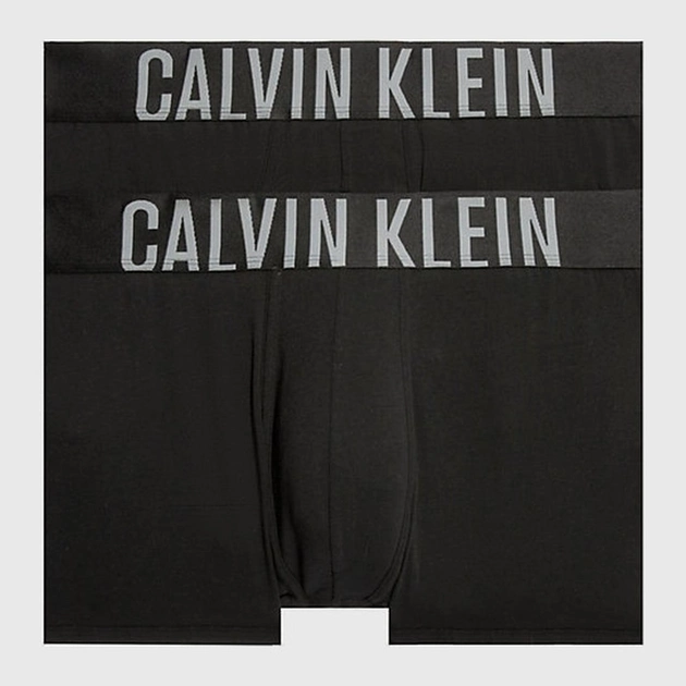 Zestaw szortów Calvin Klein Underwear Trunk 2Pk 000NB2602A-UB1 S 2 szt. Czarny (8719853379820) - obraz 1