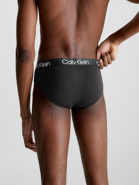 Zestaw majtek męskich typu slipy Calvin Klein Underwear Hip Slip 3Pk 000NB2969A-7V1 L 3 szt Czarny (8719854639190) - obraz 3