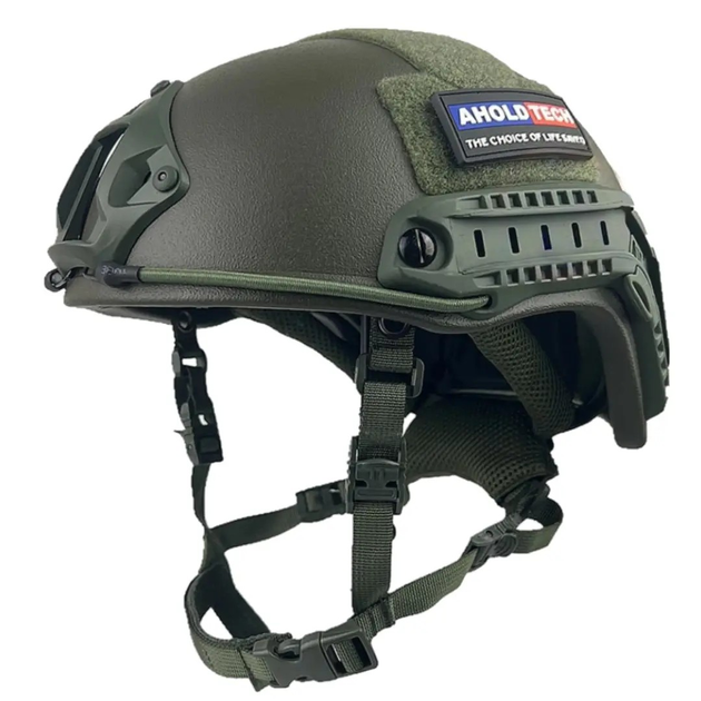 Каска шолом TEAM WENDY Aholdtech захист FAST NIJ IIIA (NATO) балістичний шолом Хакі - зображення 1
