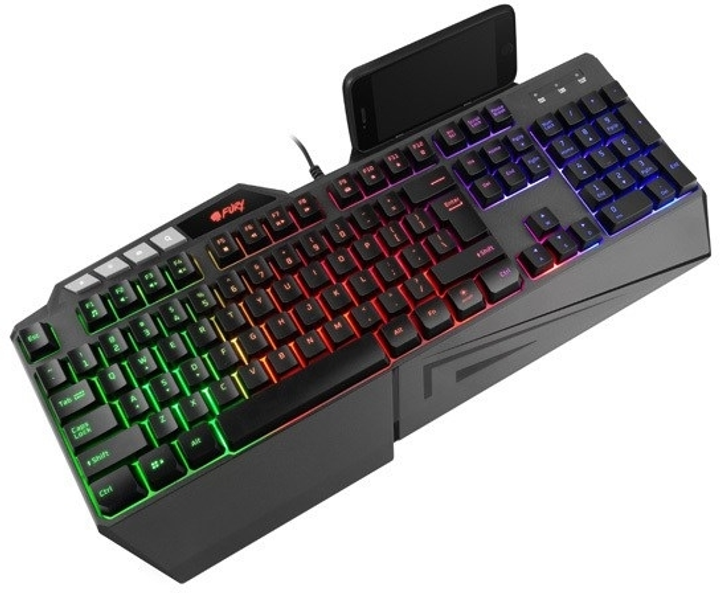 Клавіатура дротова Natec Fury Skyraider USB Black (NFU-1697) - зображення 3