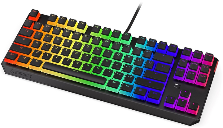 Клавіатура дротова Endorfy Thock TKL Pud Kailh Brown USB Black (EY5A005) - зображення 3