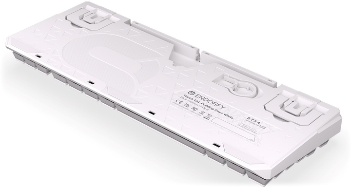 Klawiatura przewodowa Endorfy Thock TKL Pud Kailh Blue USB Onyx White (EY5A007) - obraz 13
